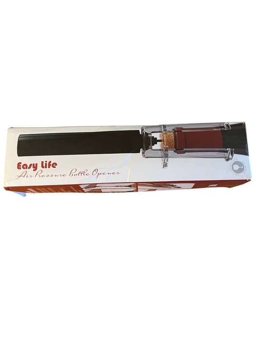 Other - Easy Life Air Pressure Bottle Opener - Black and Red